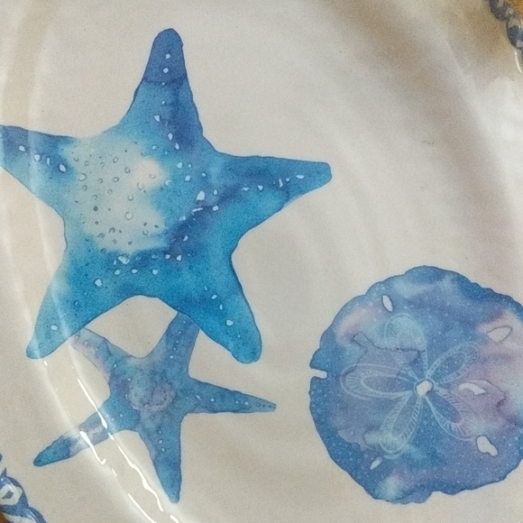 Tommy Bahama Melamine Serving Tray SeaLife - Picture 8 of 8